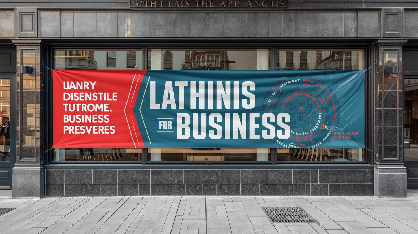 Custom Vinyl Banner — Full Color Print